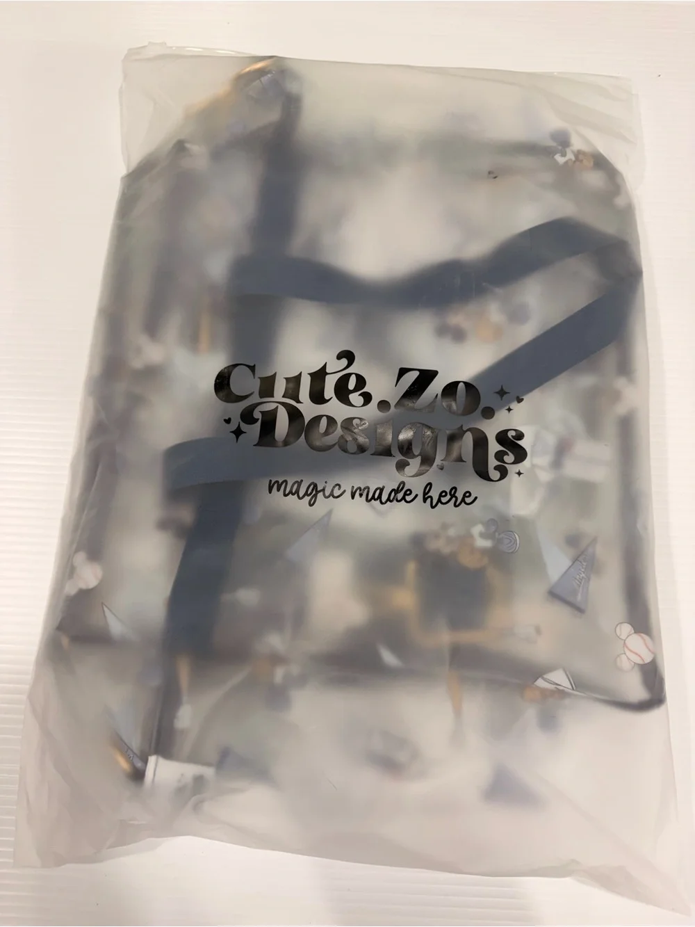 Women's Micky Mouse dodger clear bag